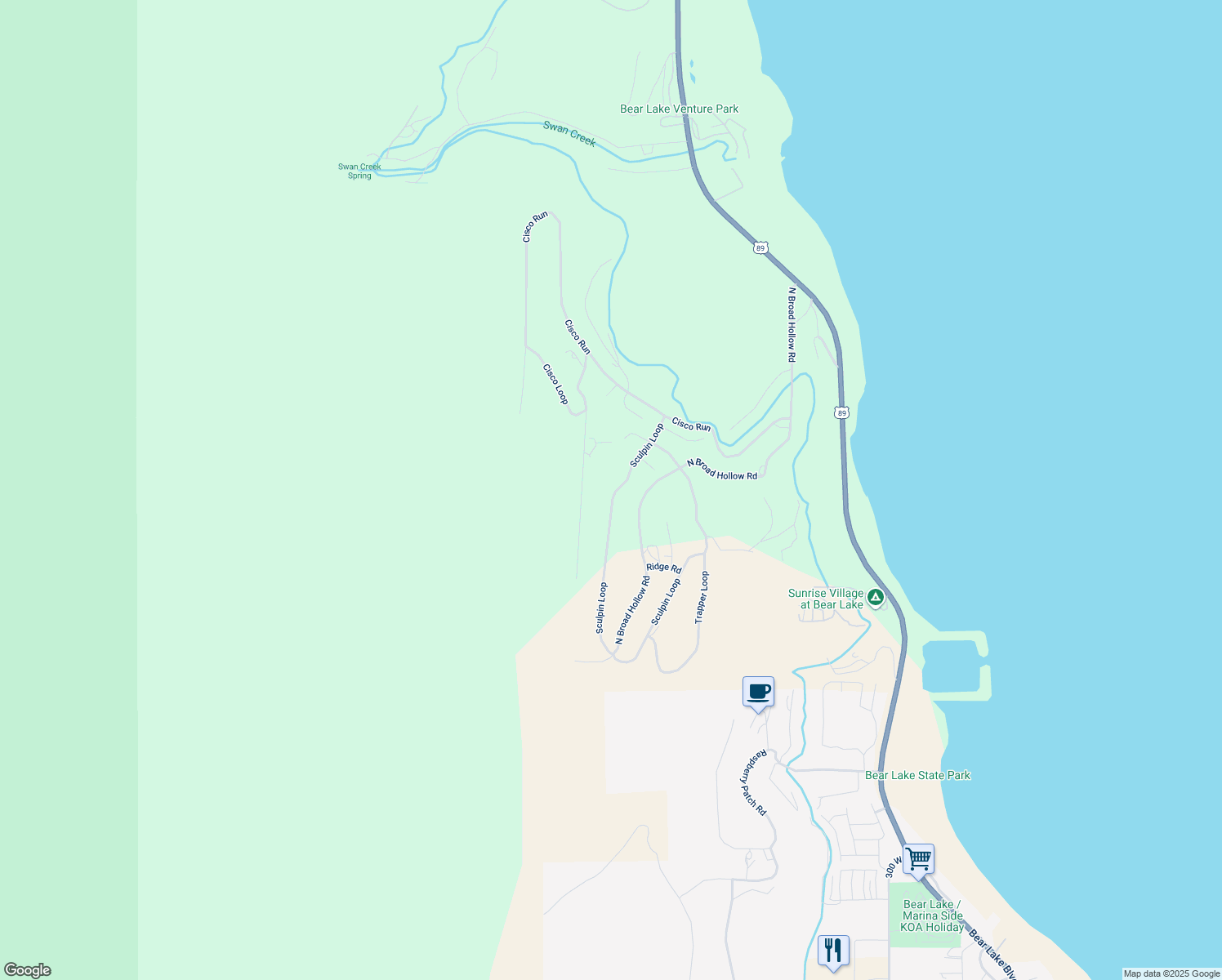 map of restaurants, bars, coffee shops, grocery stores, and more near 1385 Sculpin Loop in Garden City