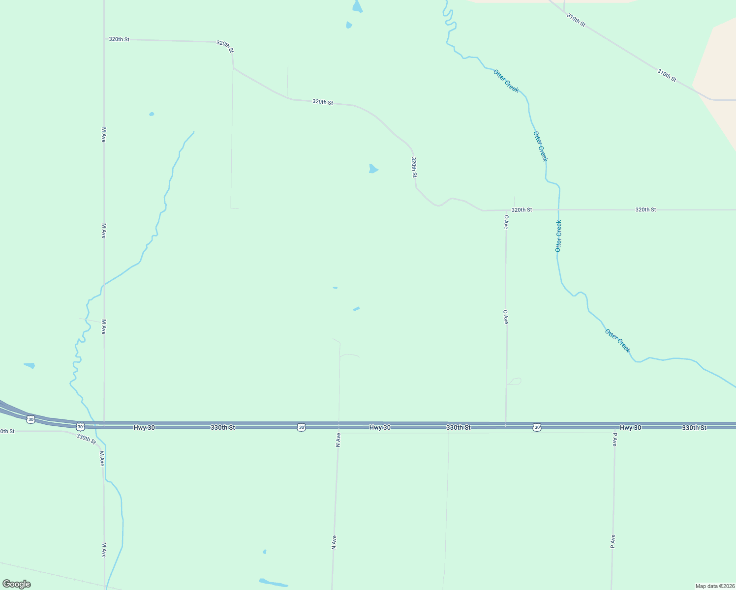 map of restaurants, bars, coffee shops, grocery stores, and more near 3282 N Avenue in Tama