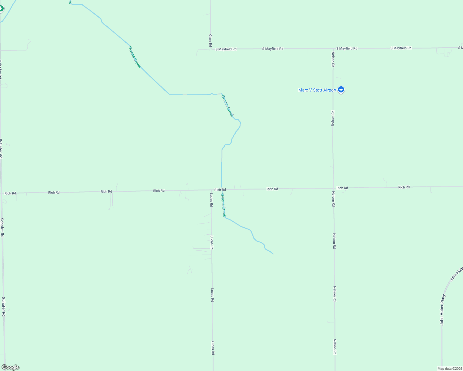 map of restaurants, bars, coffee shops, grocery stores, and more near 6195 Rich Road in DeKalb