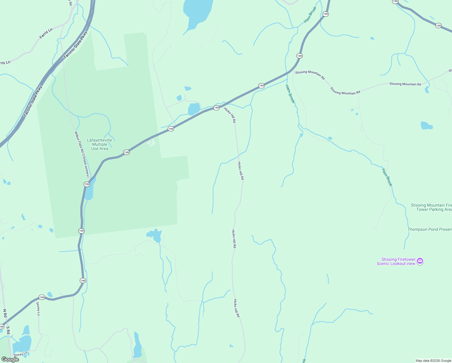map of restaurants, bars, coffee shops, grocery stores, and more near 676 Hicks Hill Road in Stanfordville