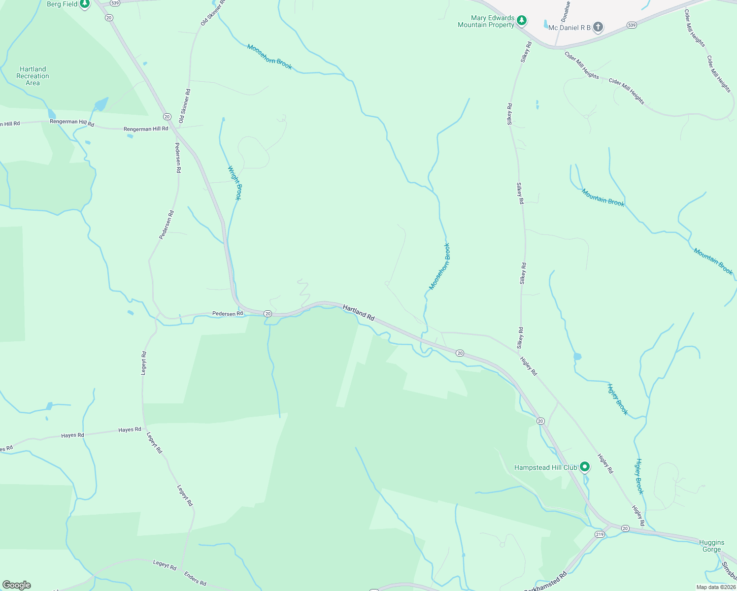map of restaurants, bars, coffee shops, grocery stores, and more near 25 Moosehorn Road in Granby