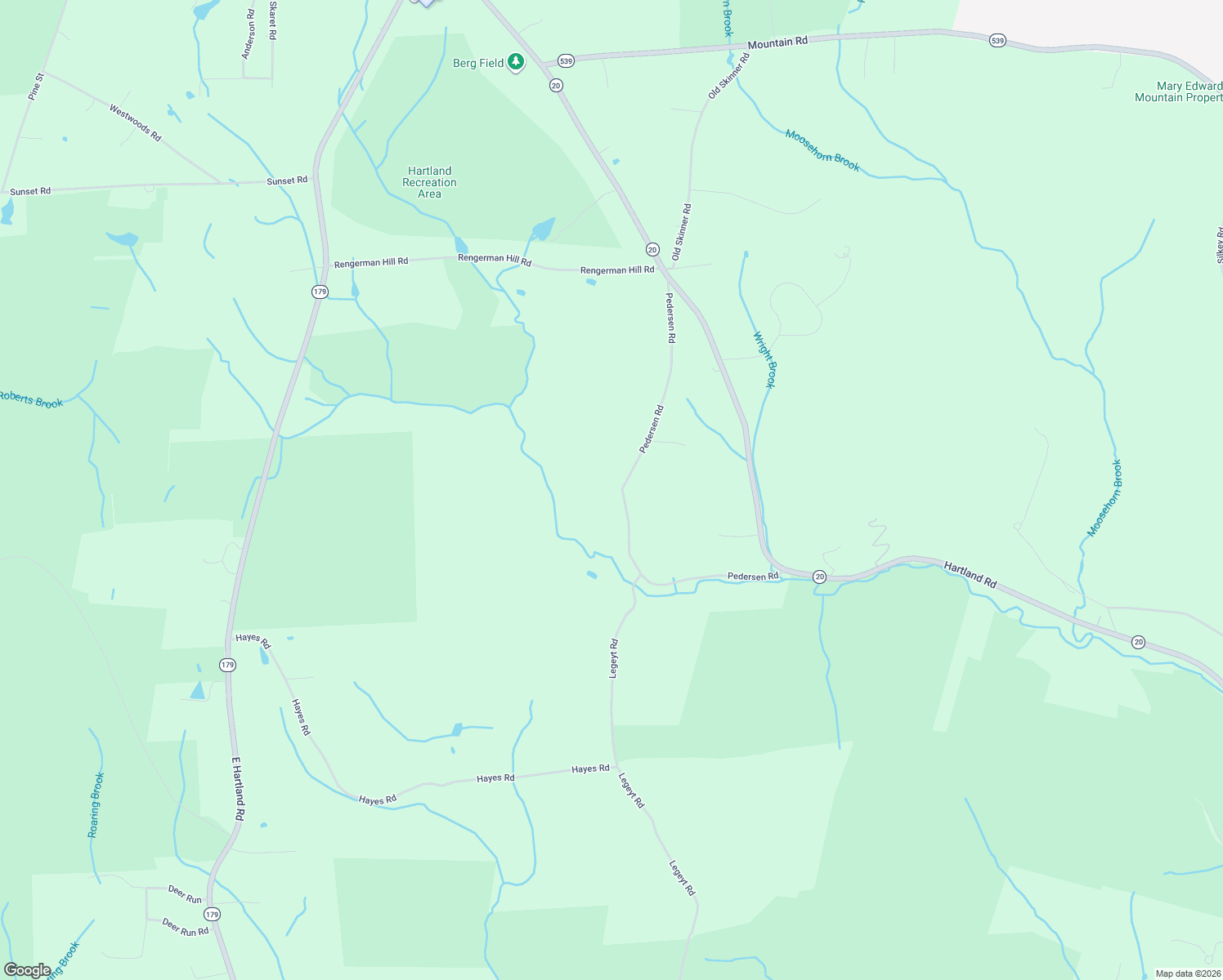 map of restaurants, bars, coffee shops, grocery stores, and more near 13-153 Pedersen Road in Hartland