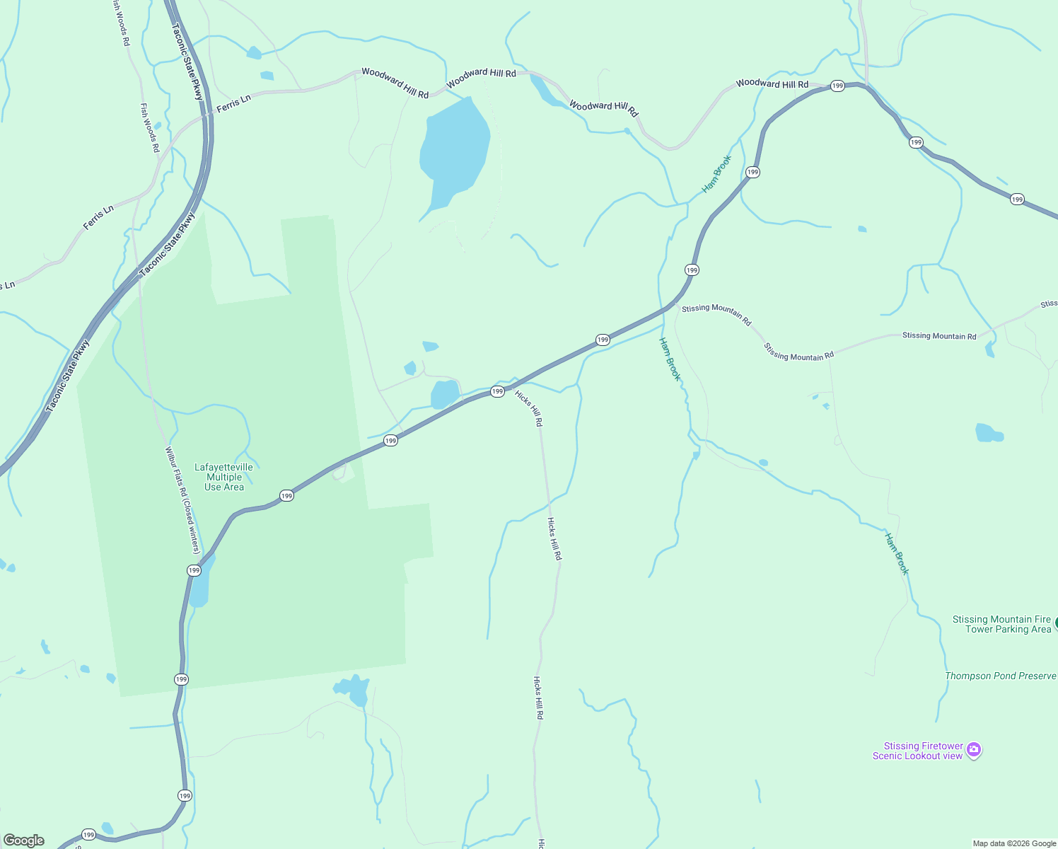 map of restaurants, bars, coffee shops, grocery stores, and more near 676 Hicks Hill Road in Stanfordville
