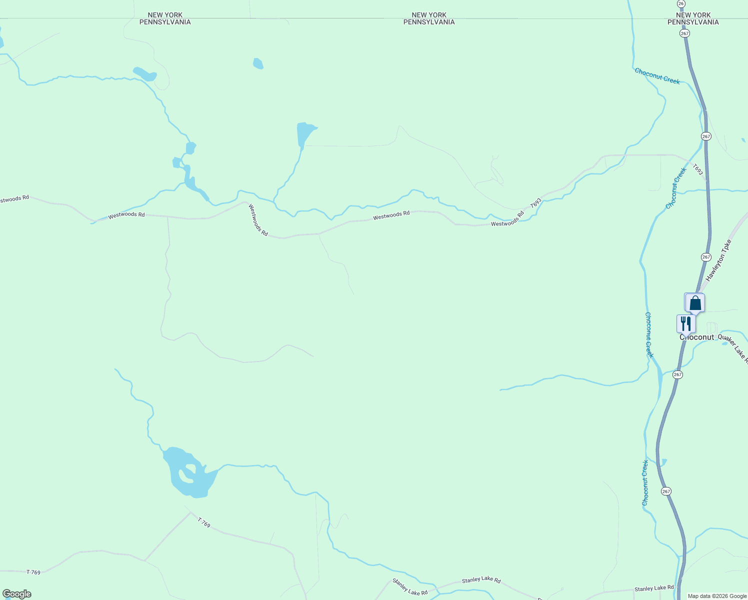 map of restaurants, bars, coffee shops, grocery stores, and more near in Choconut