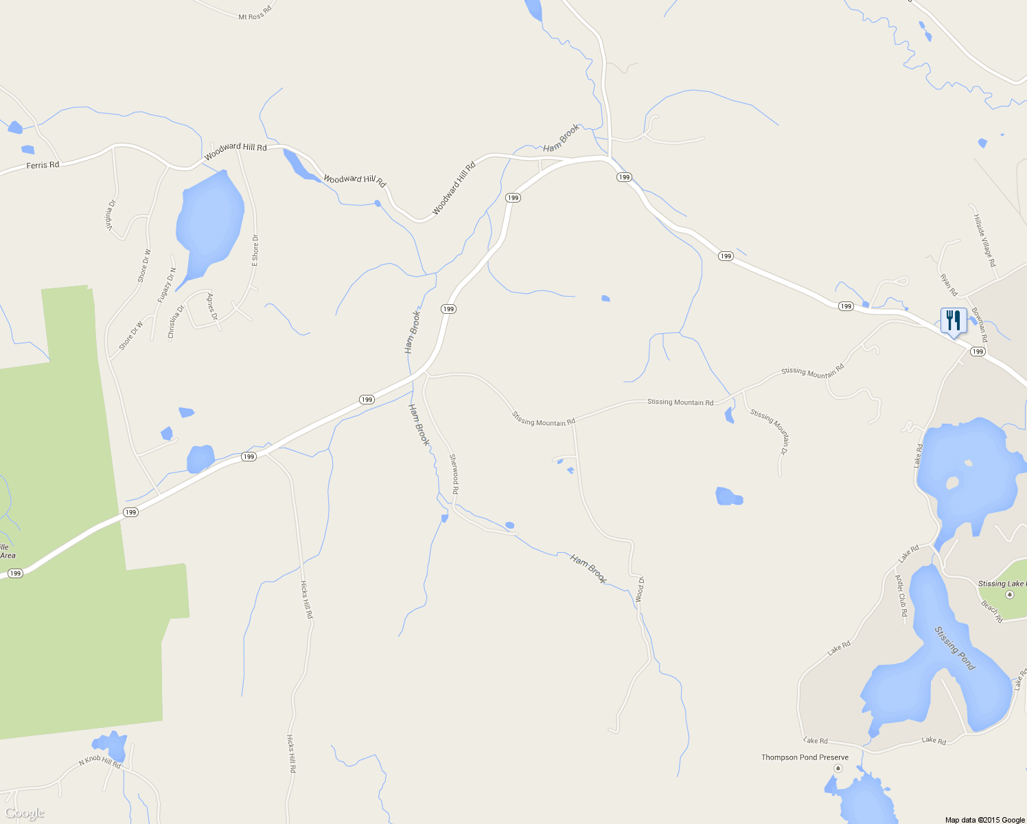 map of restaurants, bars, coffee shops, grocery stores, and more near 57 Stissing Mountain Road in Pine Plains