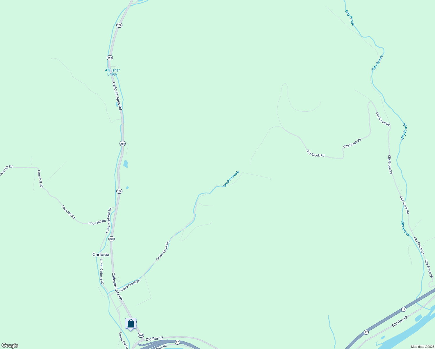 map of restaurants, bars, coffee shops, grocery stores, and more near 1311 Snake Creek Road in Hancock