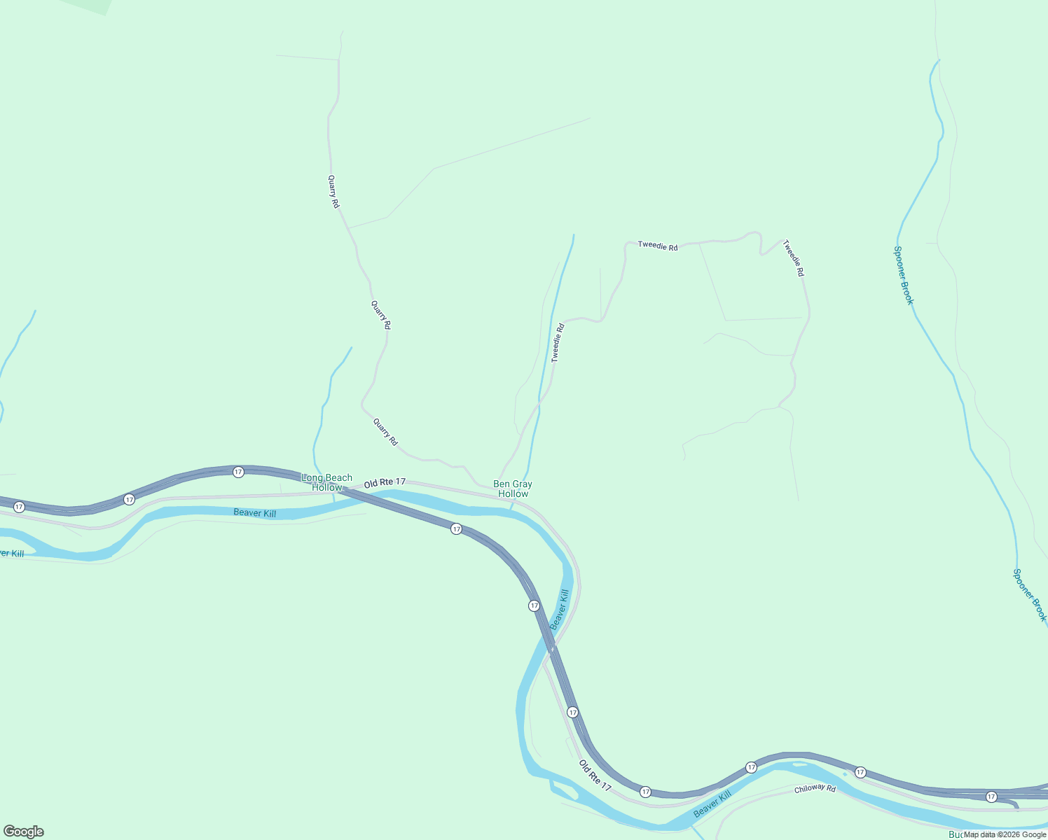 map of restaurants, bars, coffee shops, grocery stores, and more near 315 Tweedie Road in East Branch