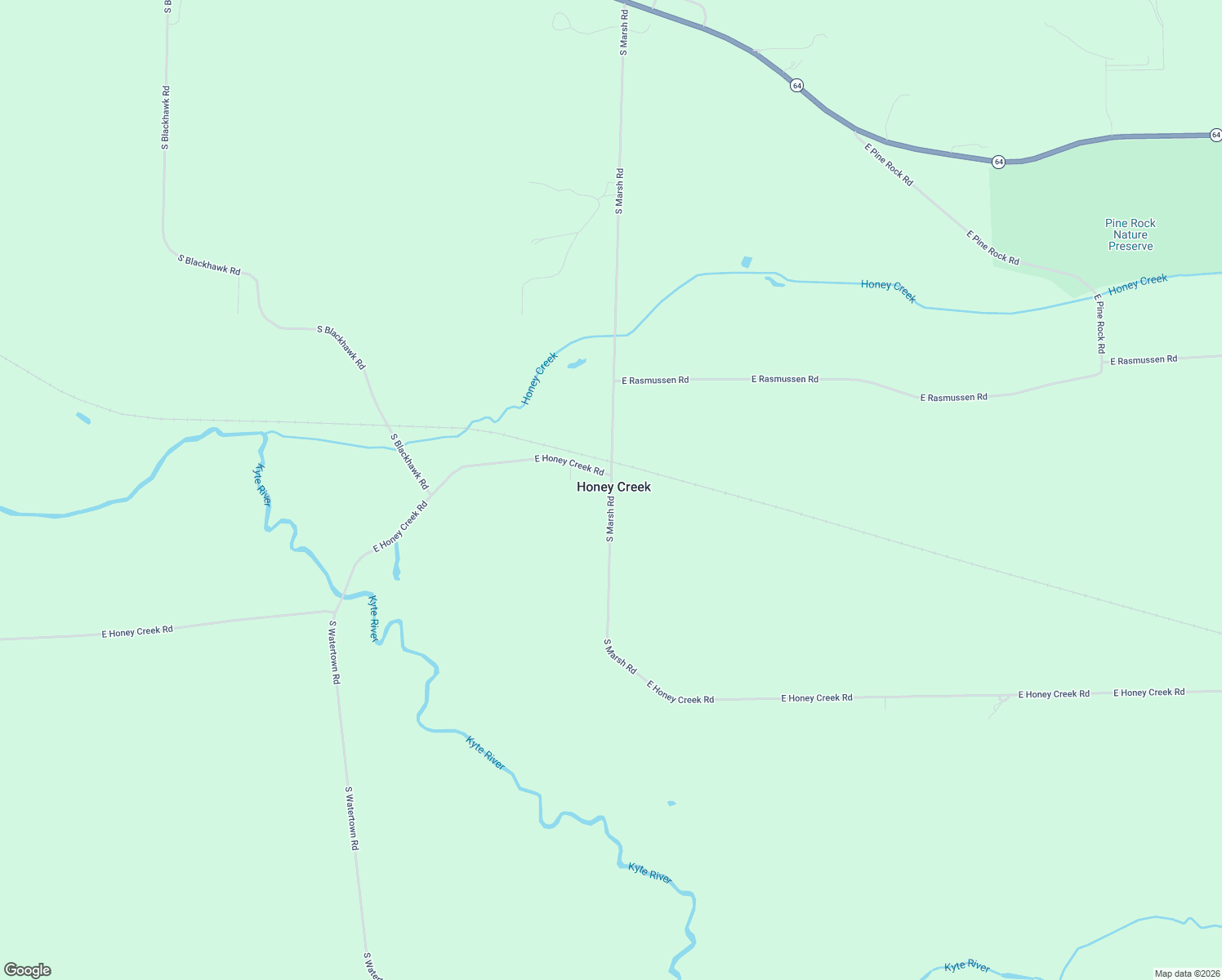 map of restaurants, bars, coffee shops, grocery stores, and more near 1953 South Marsh Road in Chana