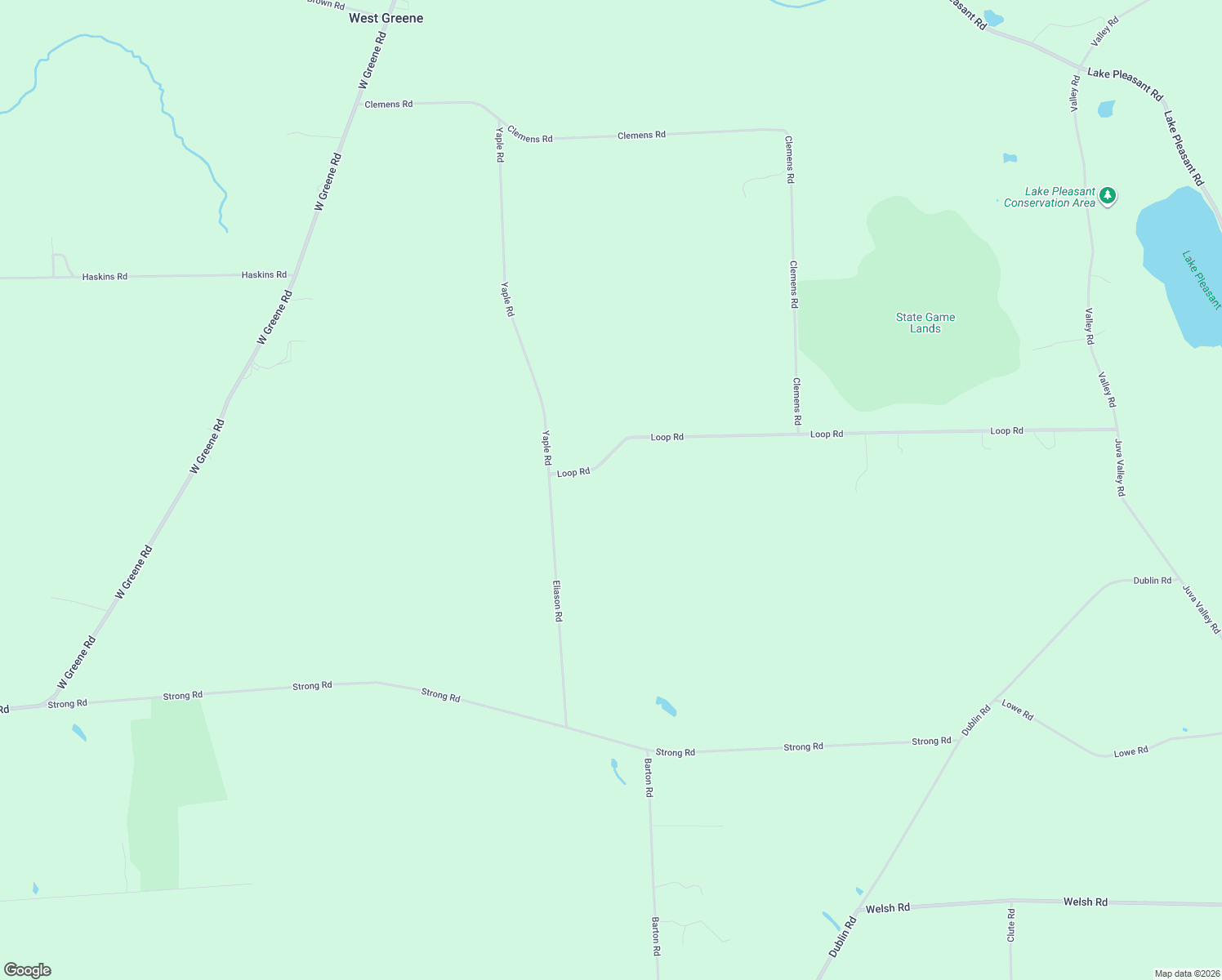 map of restaurants, bars, coffee shops, grocery stores, and more near 4169 Loop Rd in Waterford