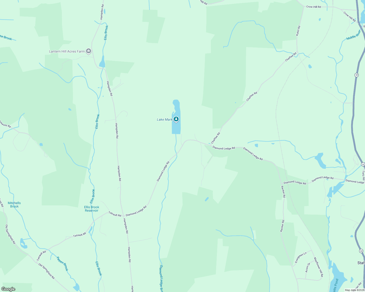 map of restaurants, bars, coffee shops, grocery stores, and more near 201 Diamond Ledge Rd in Stafford