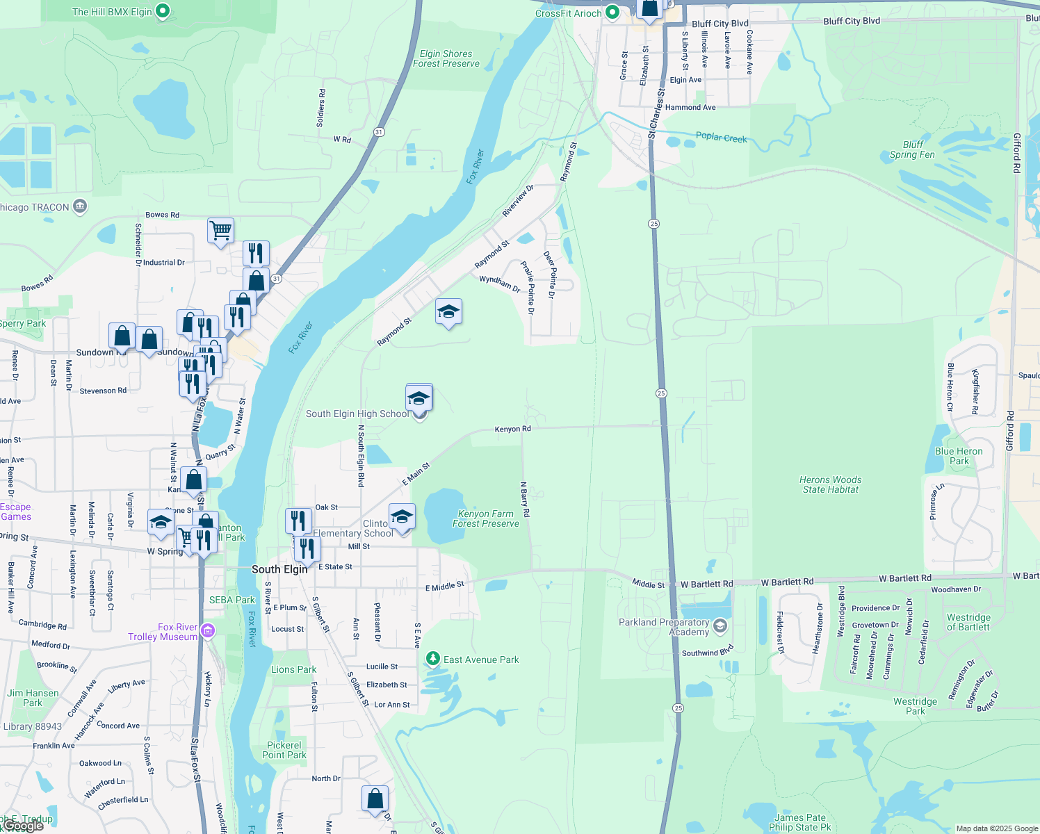 1250 East Main Street, South Elgin IL Walk Score