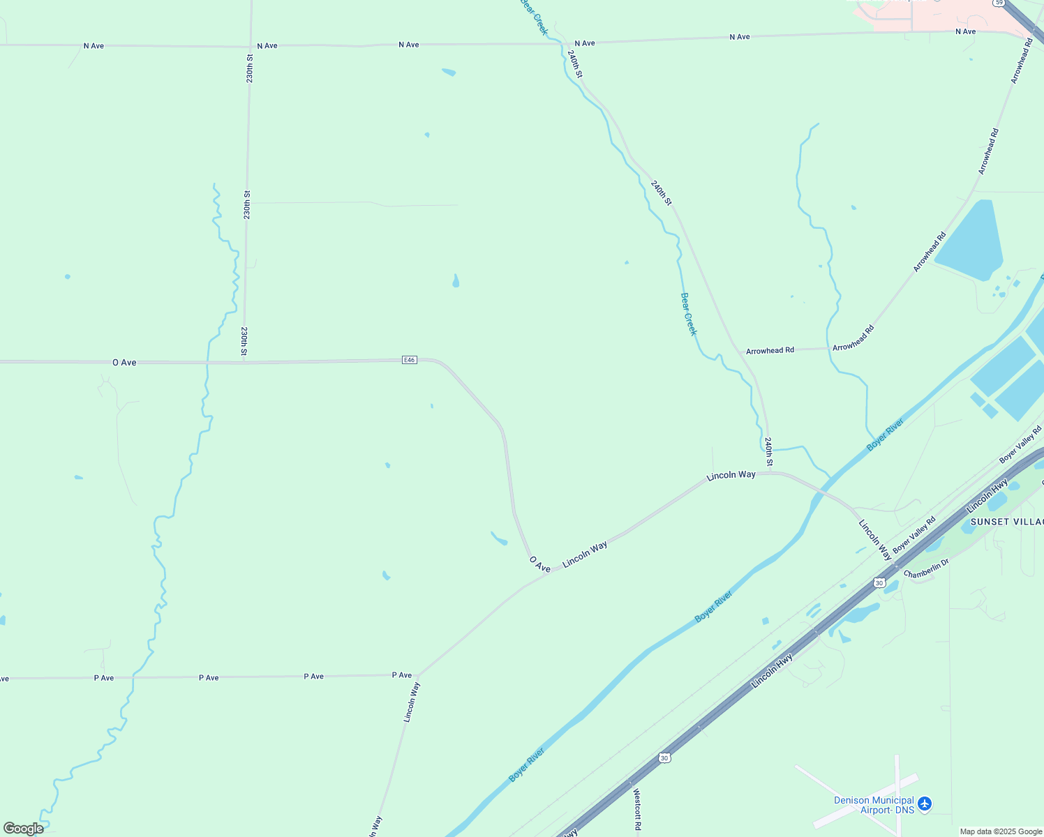 map of restaurants, bars, coffee shops, grocery stores, and more near in Denison