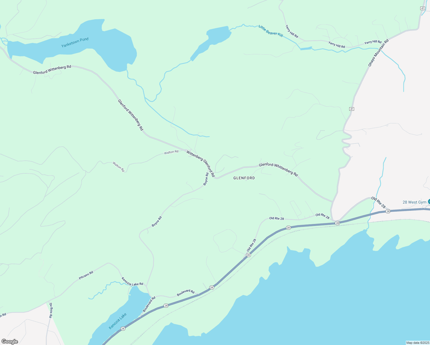map of restaurants, bars, coffee shops, grocery stores, and more near 37 The Ridge in Ulster County