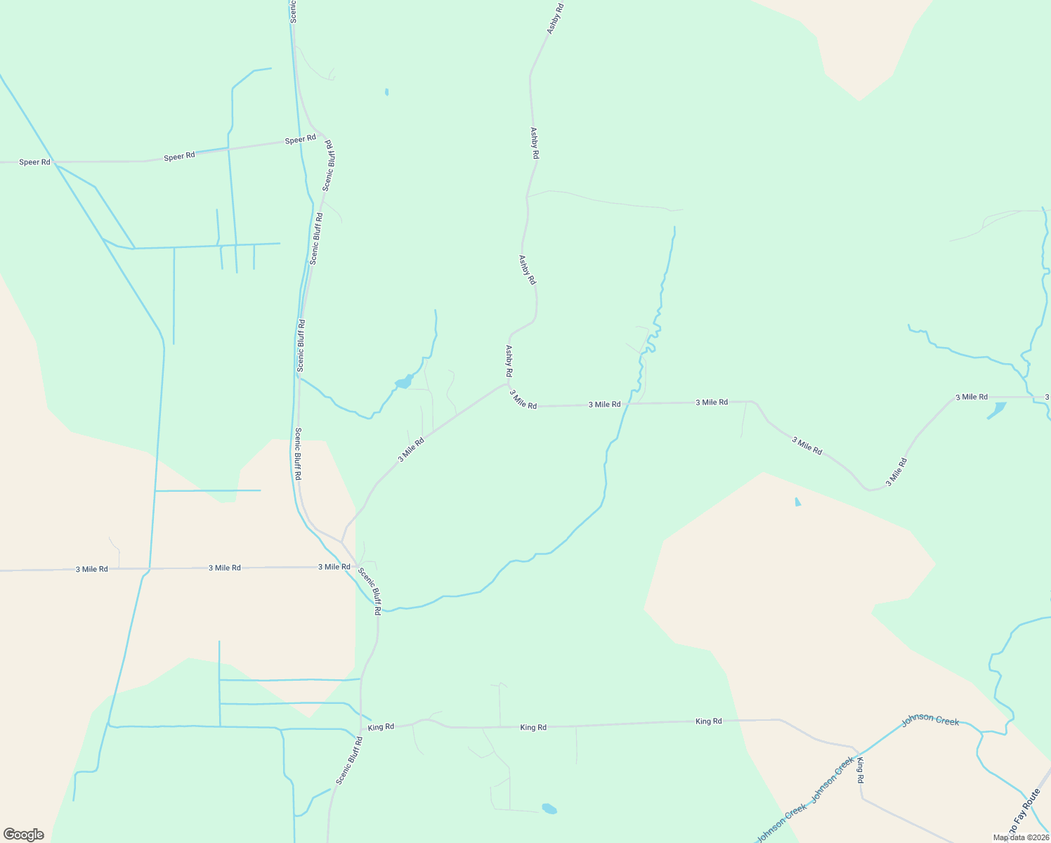 map of restaurants, bars, coffee shops, grocery stores, and more near 14032 3 Mile Road in Thomson