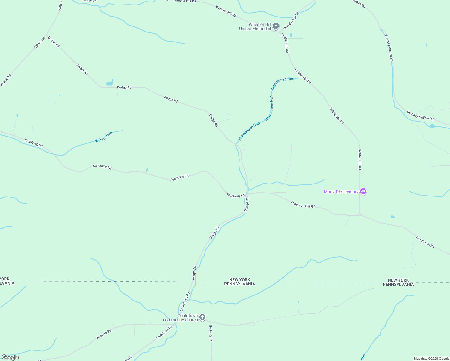 map of restaurants, bars, coffee shops, grocery stores, and more near 366 Sandberg Road in Frewsburg
