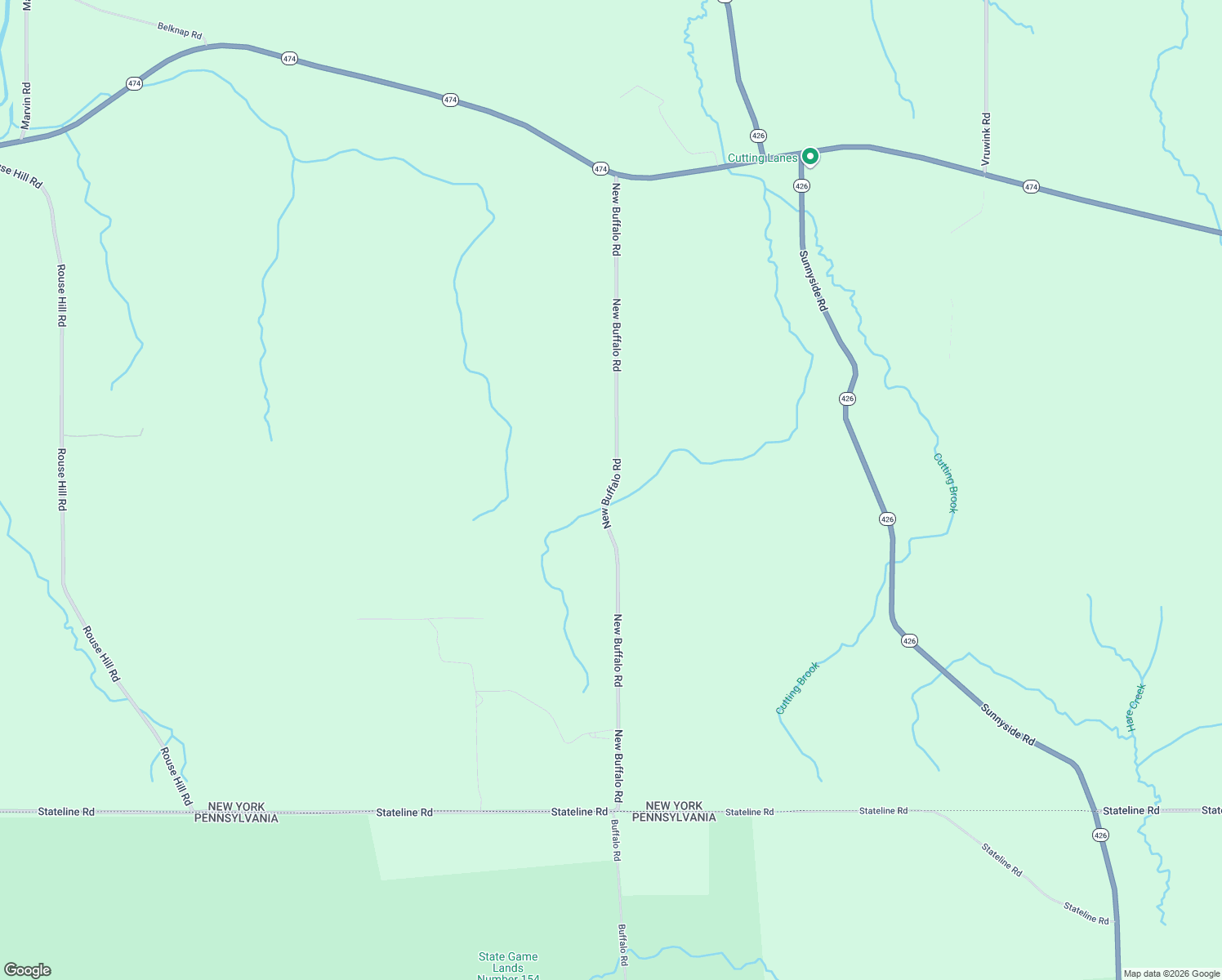 map of restaurants, bars, coffee shops, grocery stores, and more near 211-327 New Buffalo Rd in Clymer