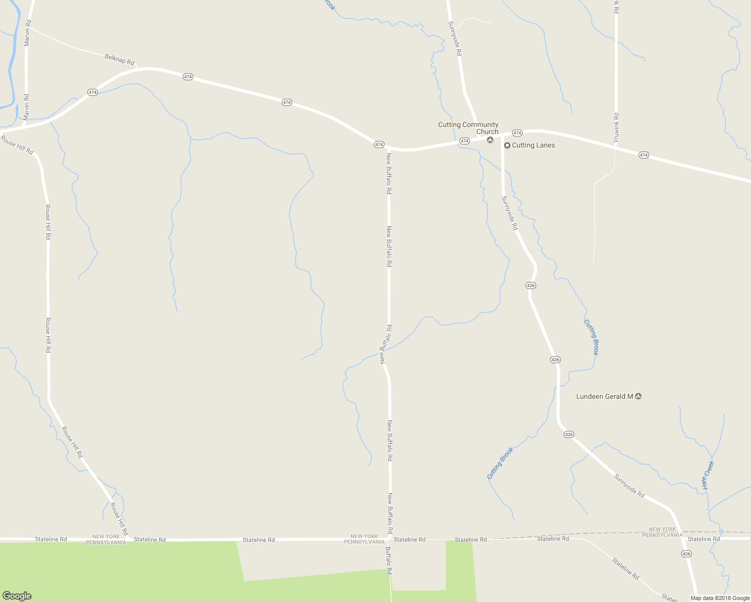 map of restaurants, bars, coffee shops, grocery stores, and more near 327 New Buffalo Road in Clymer