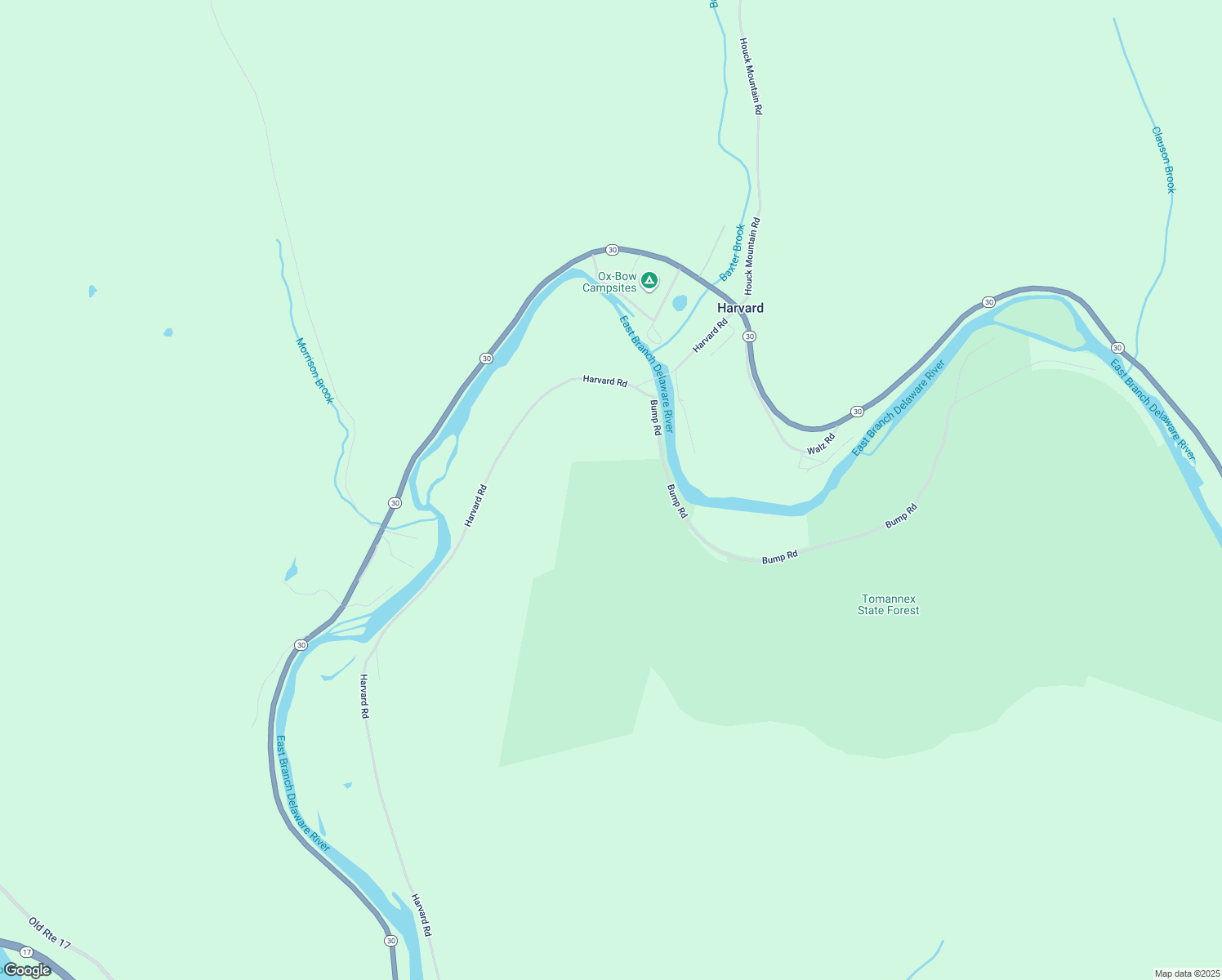 map of restaurants, bars, coffee shops, grocery stores, and more near in East Branch