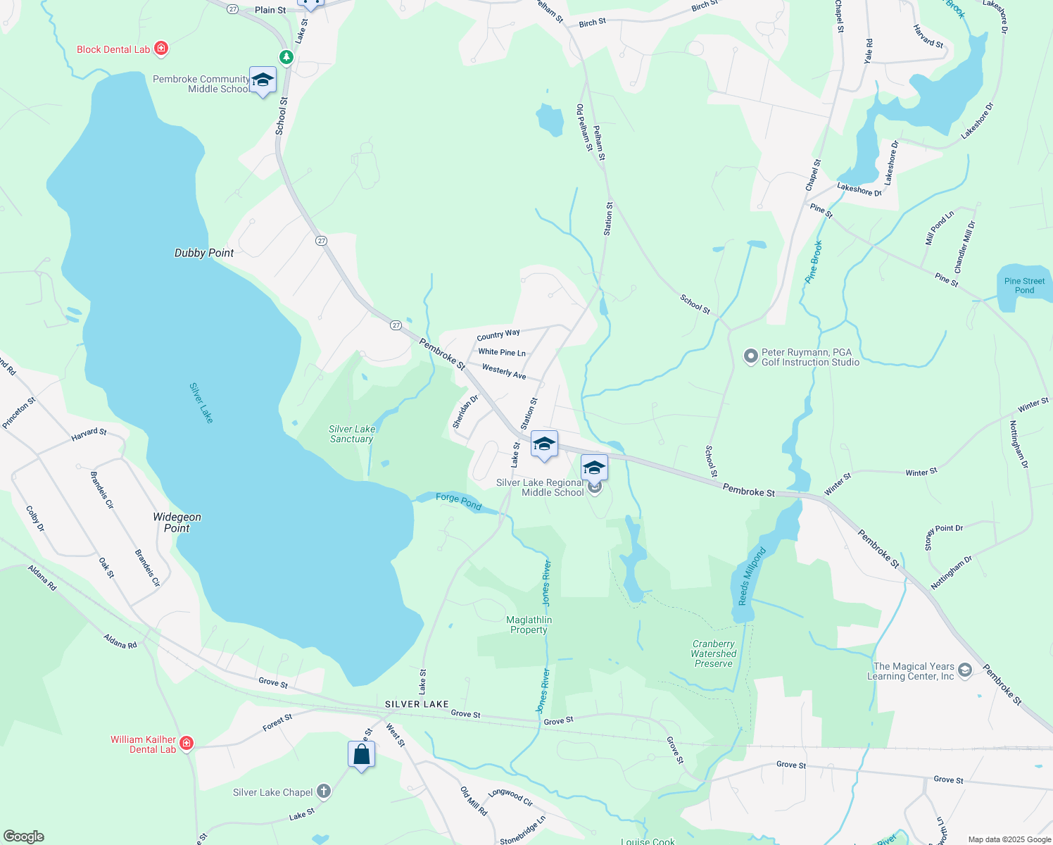 map of restaurants, bars, coffee shops, grocery stores, and more near 9 Station Street in Kingston