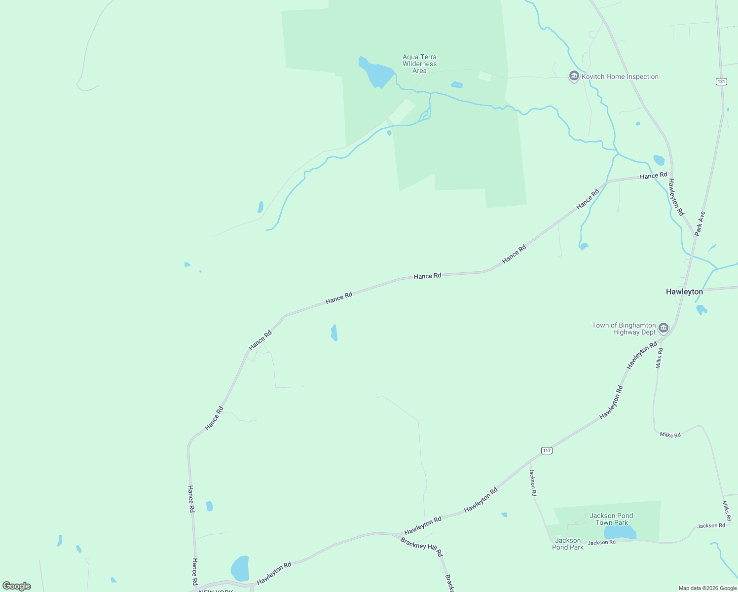 map of restaurants, bars, coffee shops, grocery stores, and more near 3034 Hance Road in Binghamton