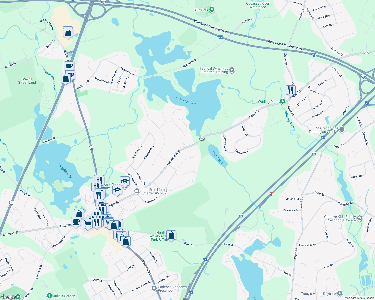 119 Messenger Street, Plainville MA Walk Score