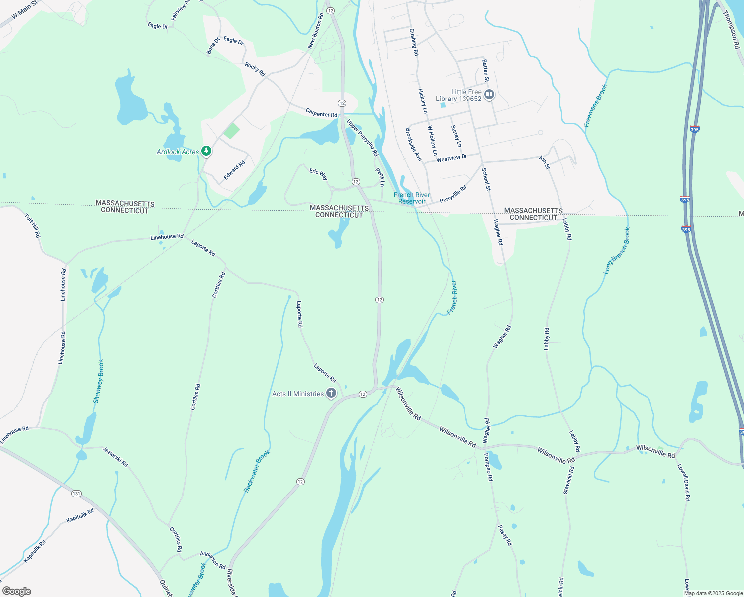 1496 Riverside Drive, North Grosvenordale CT Walk Score