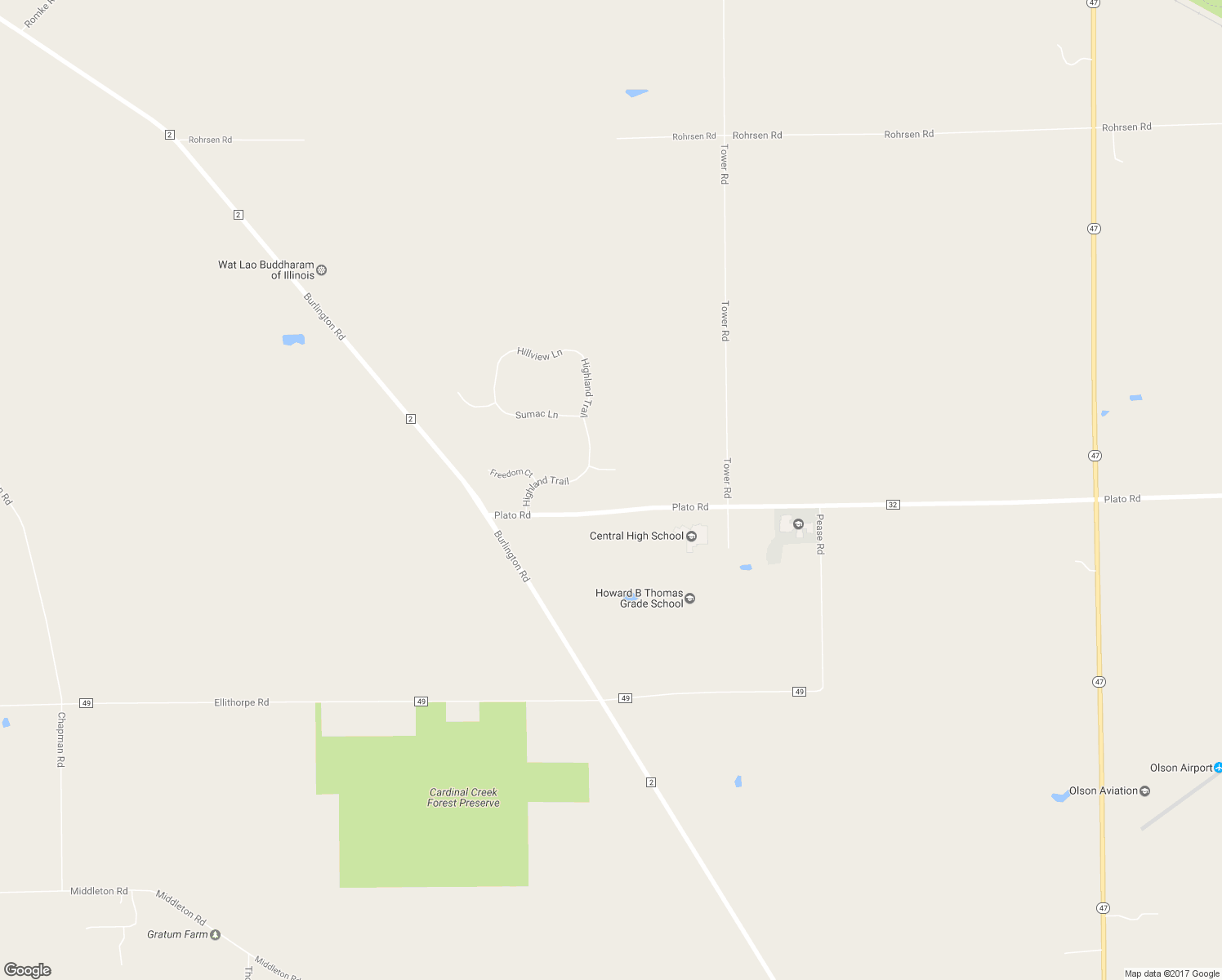 map of restaurants, bars, coffee shops, grocery stores, and more near 45W015 Strawberry Lane in Hampshire