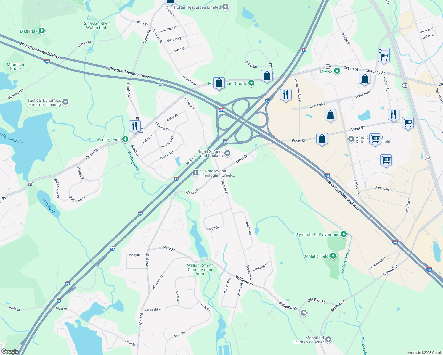 0 Tremont Street, Mansfield MA - Walk Score