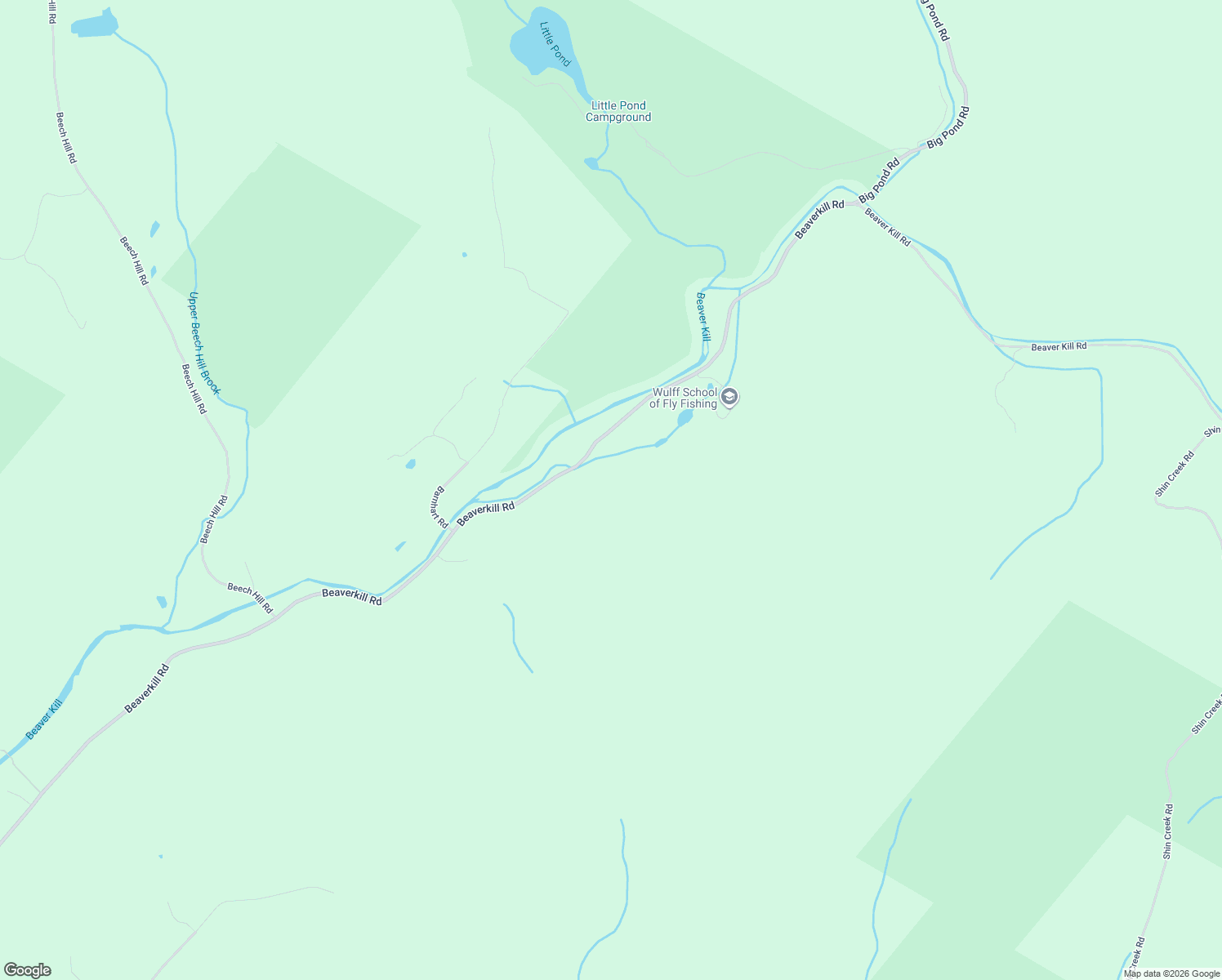 map of restaurants, bars, coffee shops, grocery stores, and more near 1926 Beaverkill Road in Livingston Manor