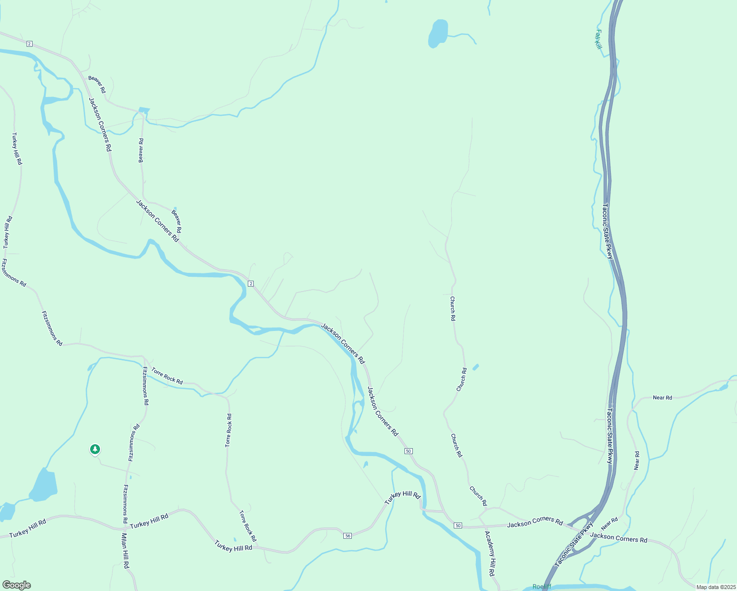 map of restaurants, bars, coffee shops, grocery stores, and more near 128 Bathrick Farm Rd in Red Hook