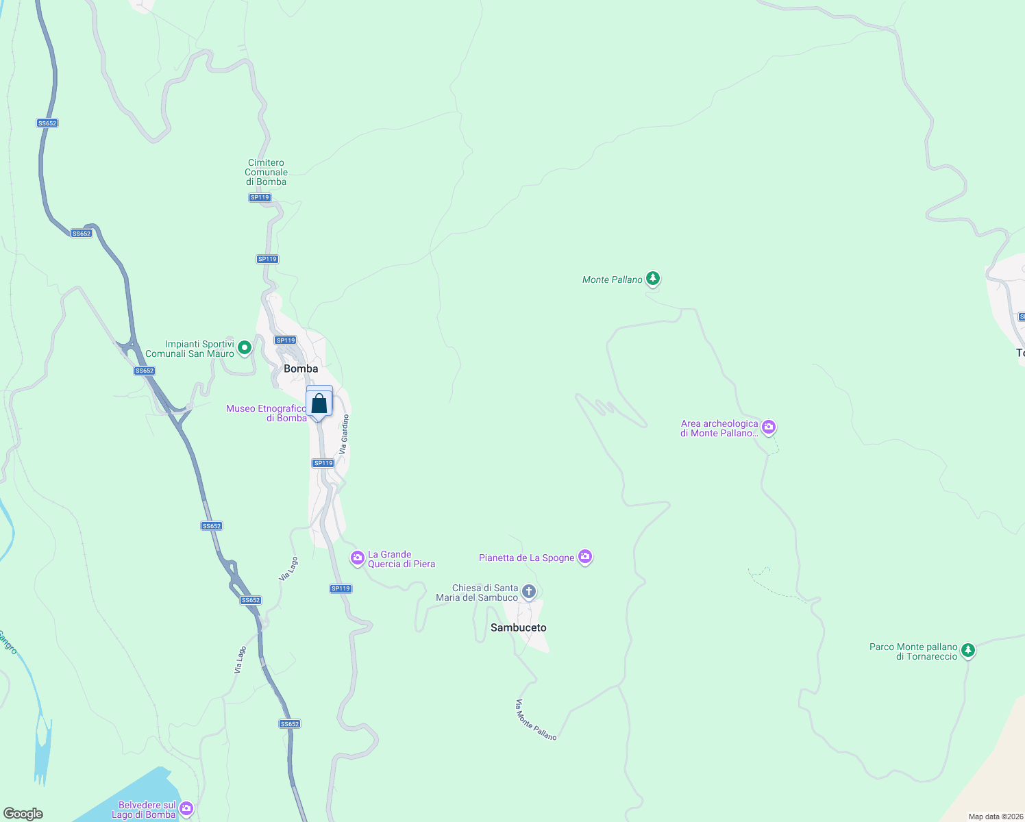 map of restaurants, bars, coffee shops, grocery stores, and more near in Province of Chieti