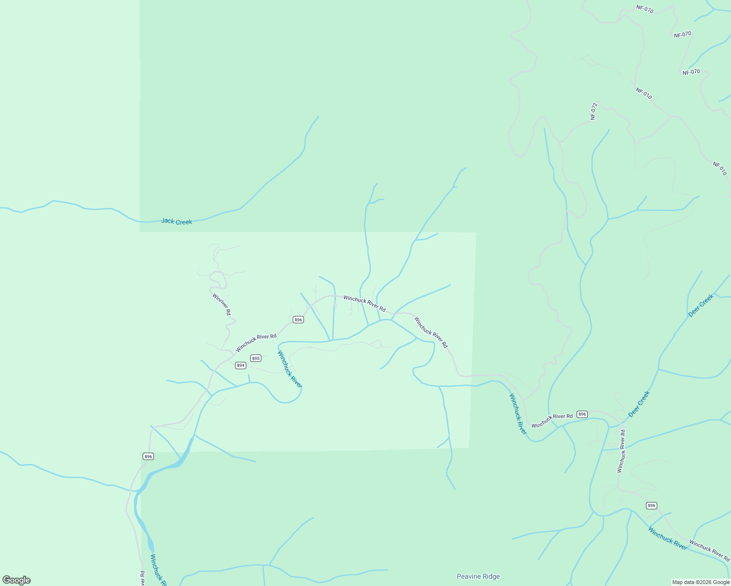 map of restaurants, bars, coffee shops, grocery stores, and more near 425 Winchuck River Road in Brookings