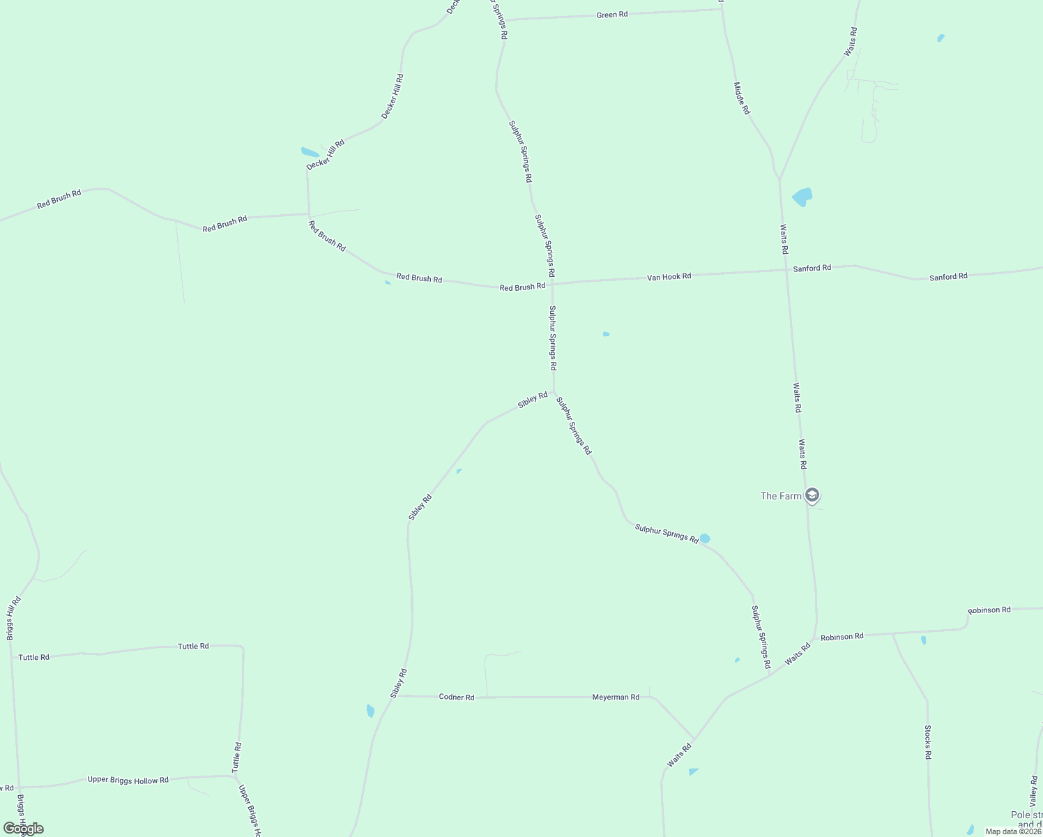 map of restaurants, bars, coffee shops, grocery stores, and more near 314 Sibley Road in Owego
