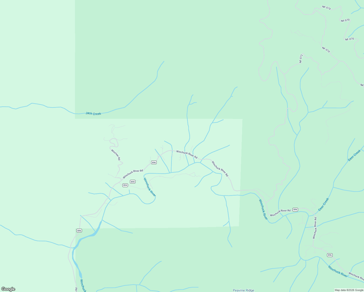 map of restaurants, bars, coffee shops, grocery stores, and more near 425 Winchuck River Road in Brookings