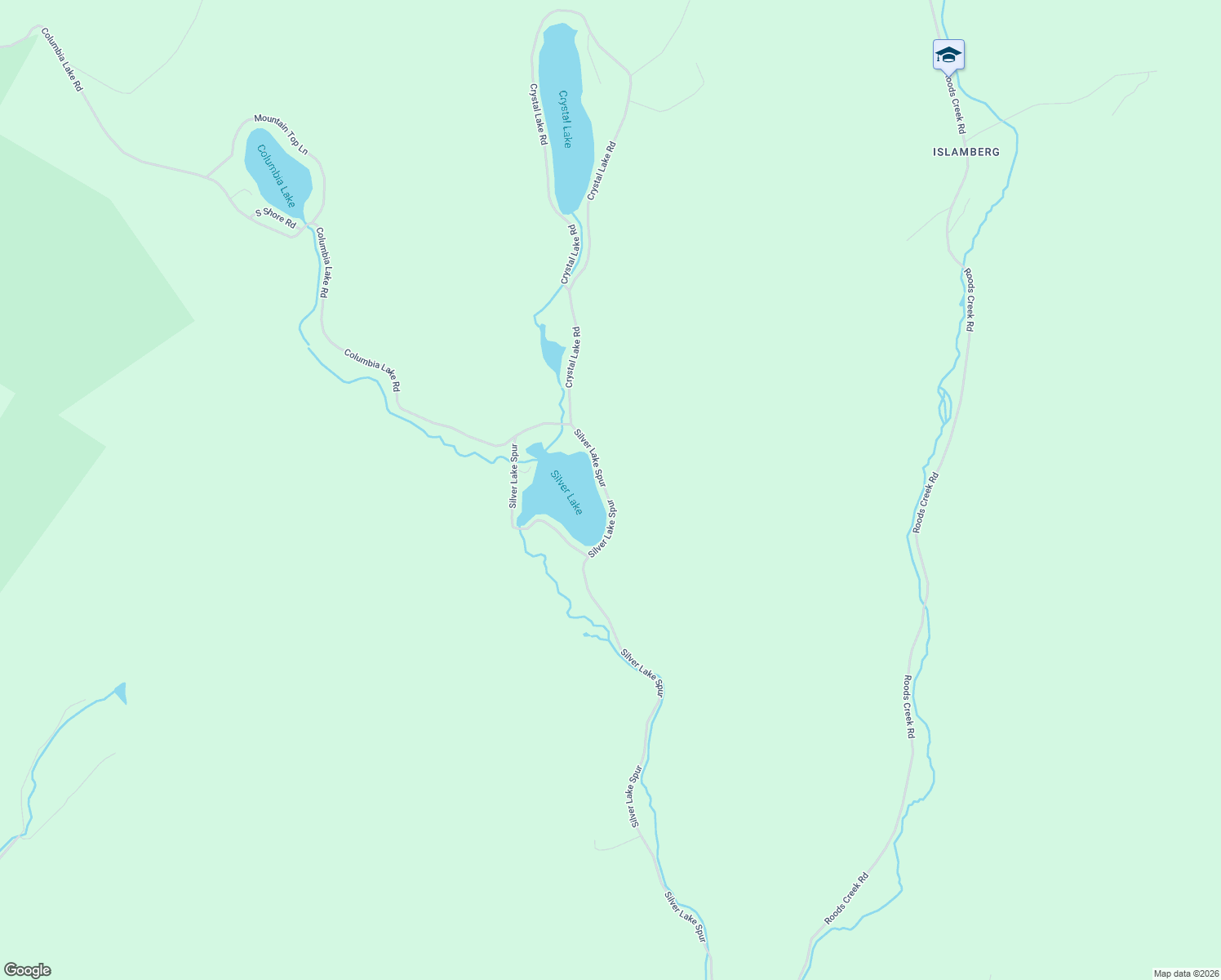 map of restaurants, bars, coffee shops, grocery stores, and more near 2642 Silver Lake Road in Hancock