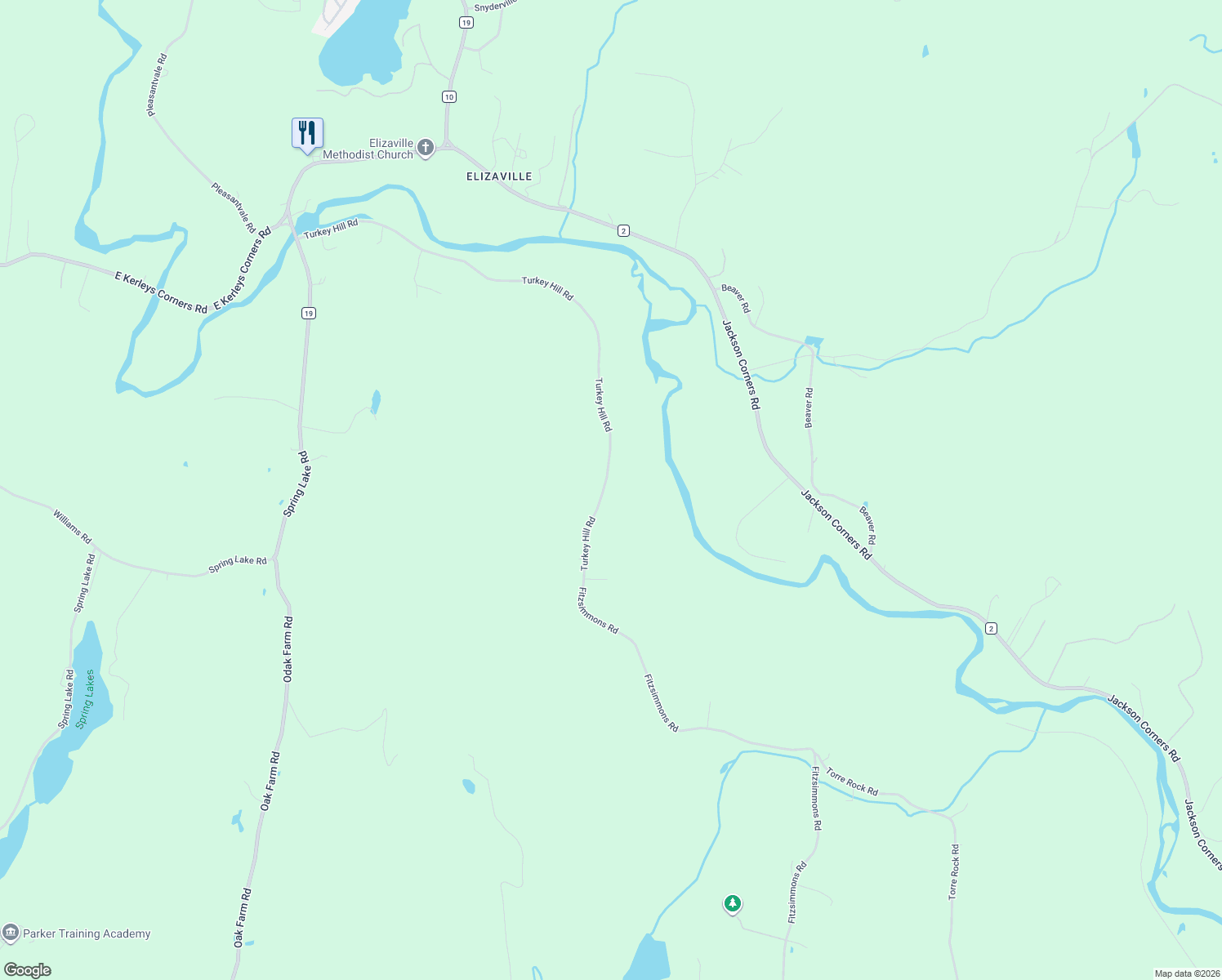 map of restaurants, bars, coffee shops, grocery stores, and more near 283 Turkey Hill Rd in Red Hook