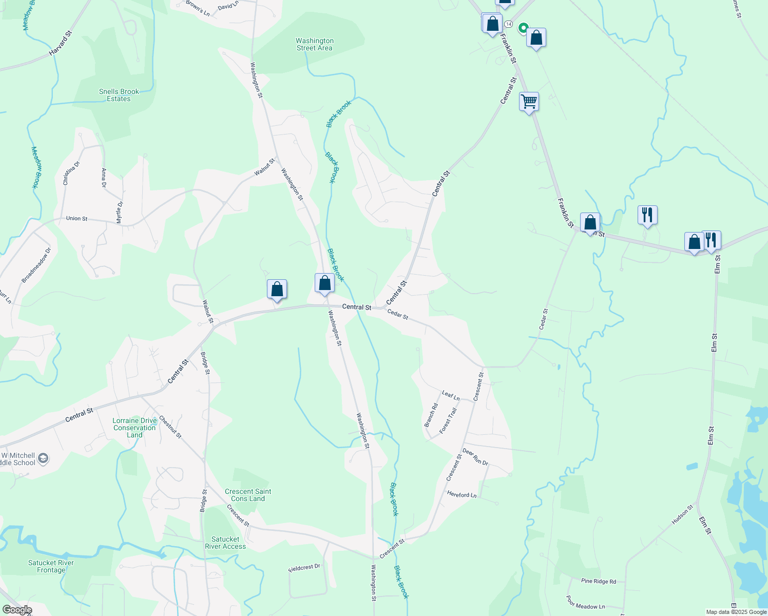 2 Cedar Street, East Bridgewater MA Walk Score