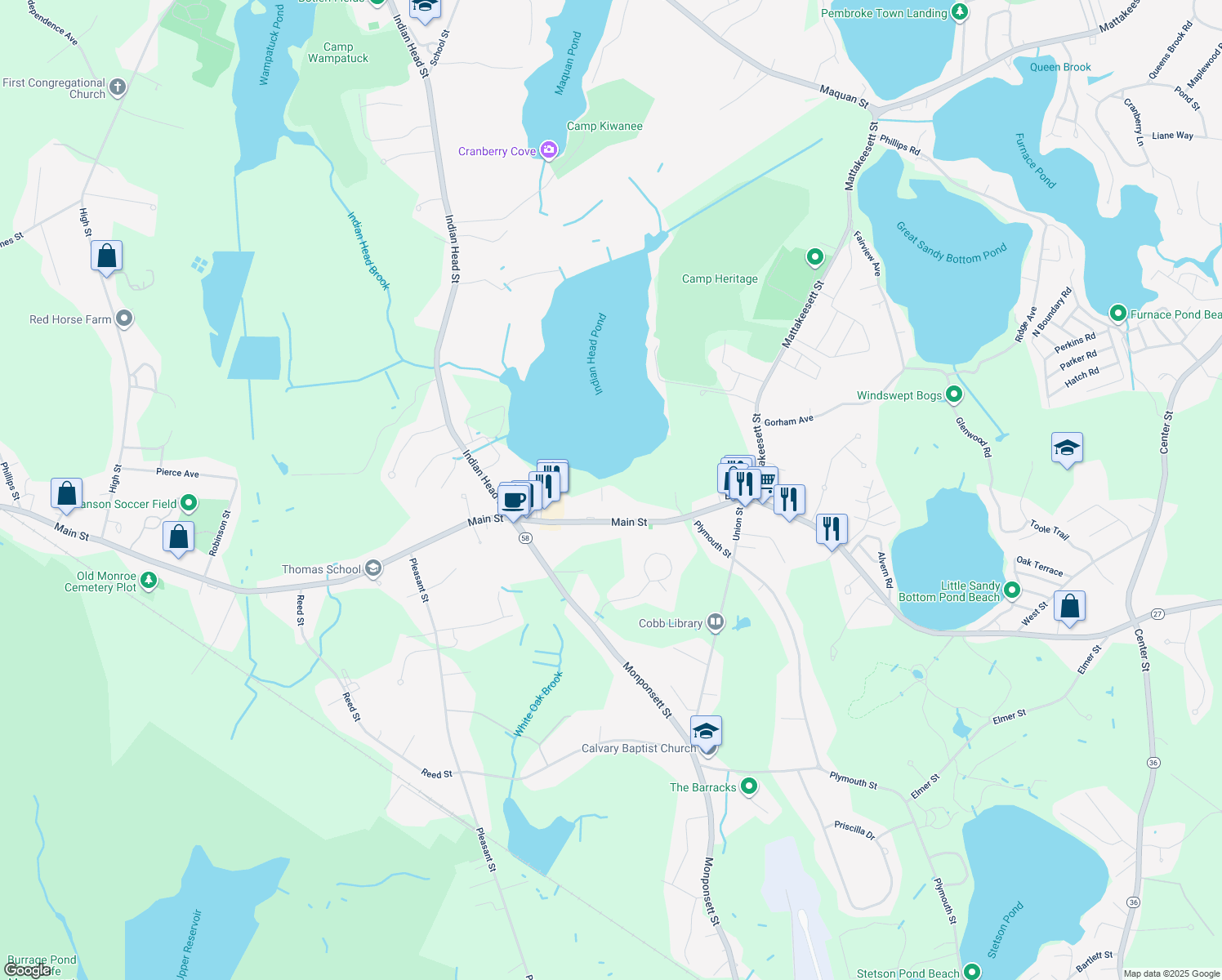 196 Main Street, Hanson MA Walk Score