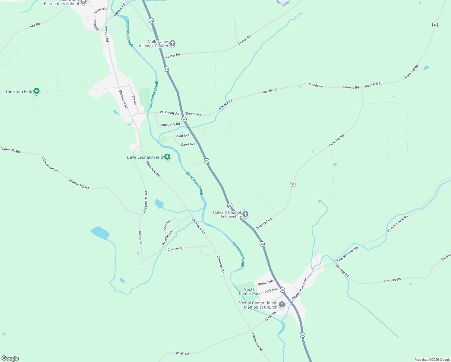 map of restaurants, bars, coffee shops, grocery stores, and more near 1915 State Highway 26 in Broome
