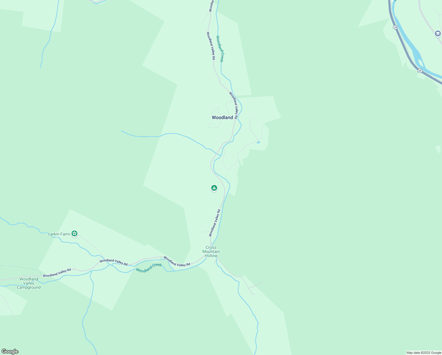 map of restaurants, bars, coffee shops, grocery stores, and more near 869 Woodland Valley Rd in Phoenicia