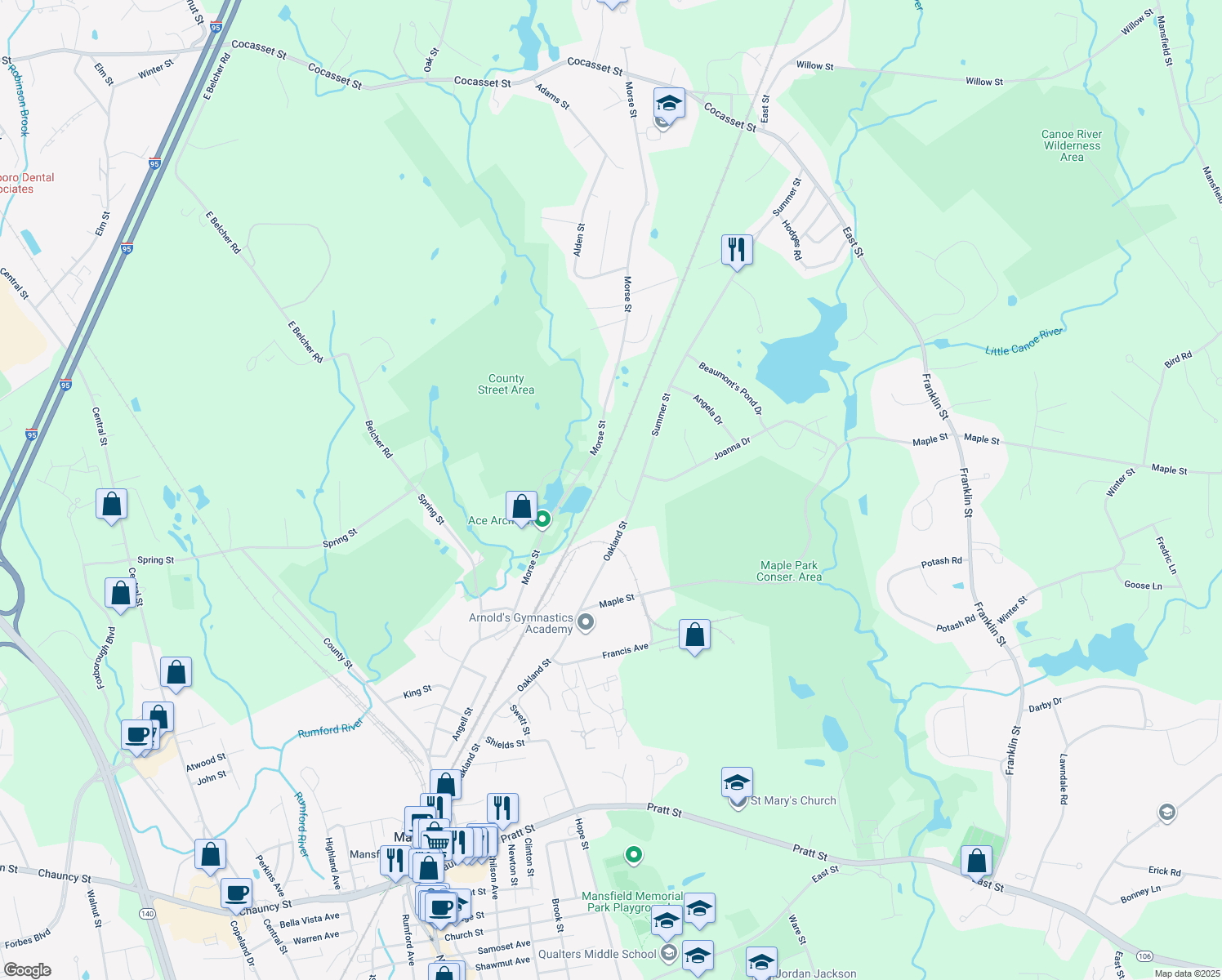 8 Summer Street, Foxborough MA Walk Score