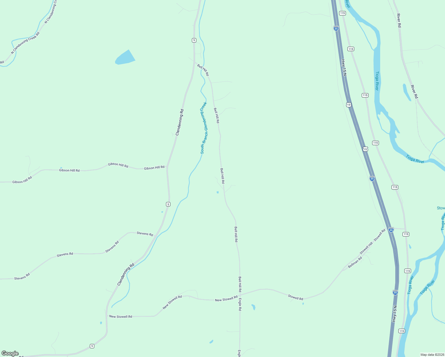 map of restaurants, bars, coffee shops, grocery stores, and more near Bell Hill Road in Steuben County