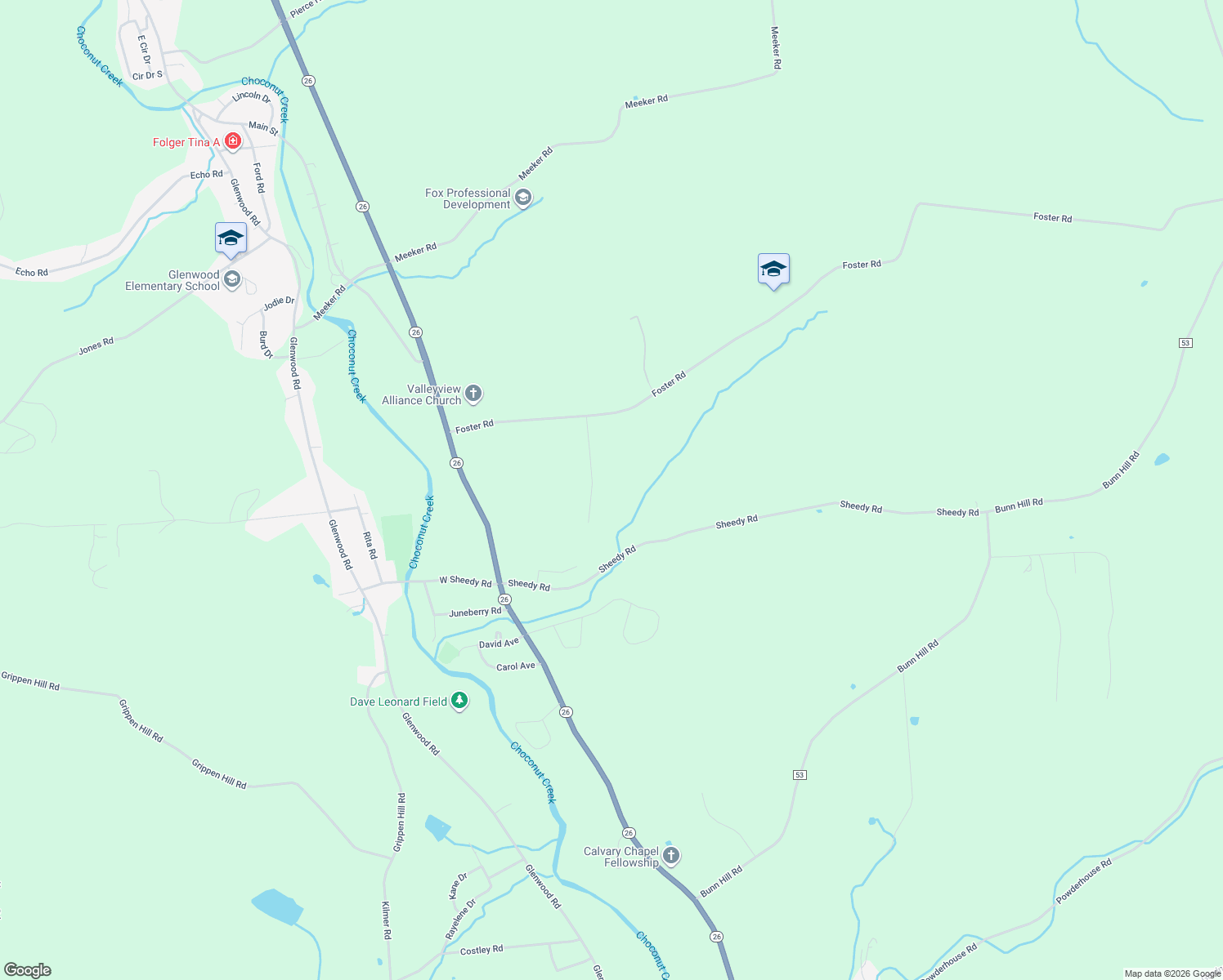 map of restaurants, bars, coffee shops, grocery stores, and more near 43 East Country Gate Place in Vestal