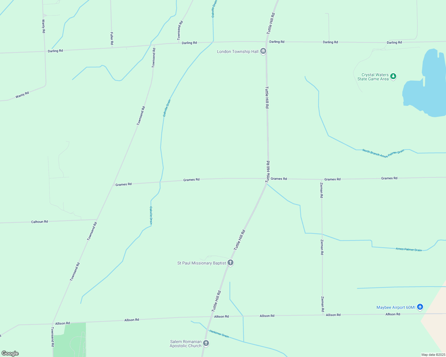 map of restaurants, bars, coffee shops, grocery stores, and more near 11607 Grames Road in Milan