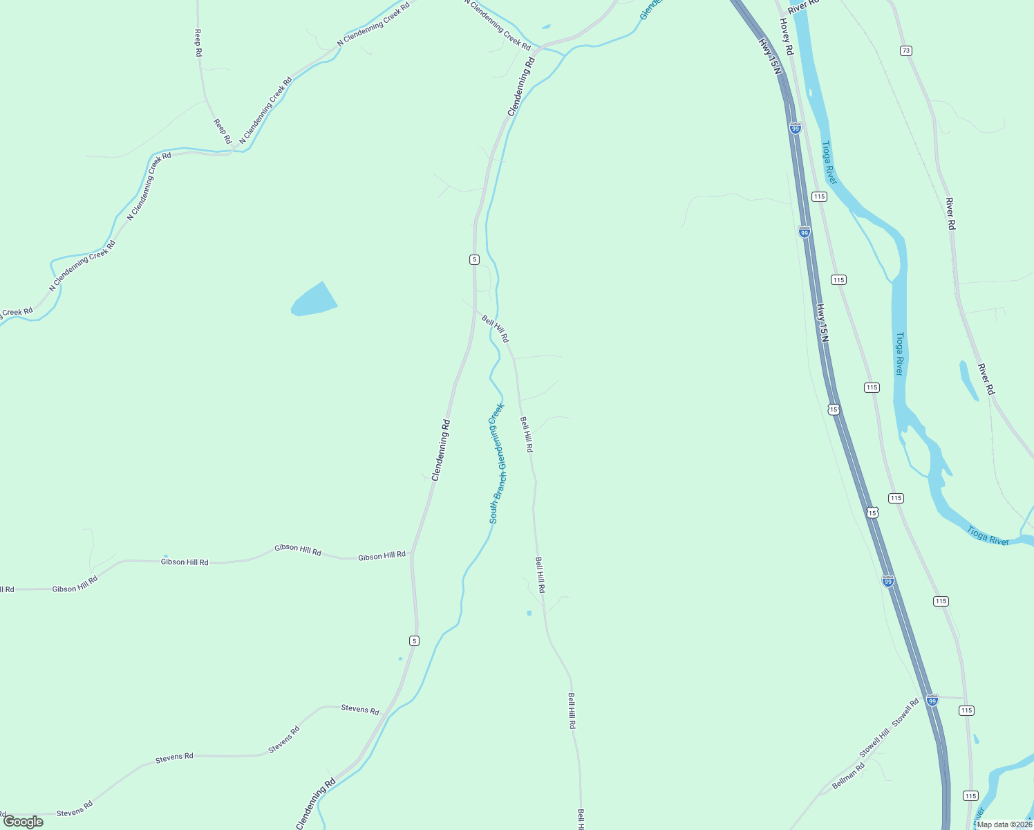 map of restaurants, bars, coffee shops, grocery stores, and more near 1261 Bell Hill Road in Painted Post