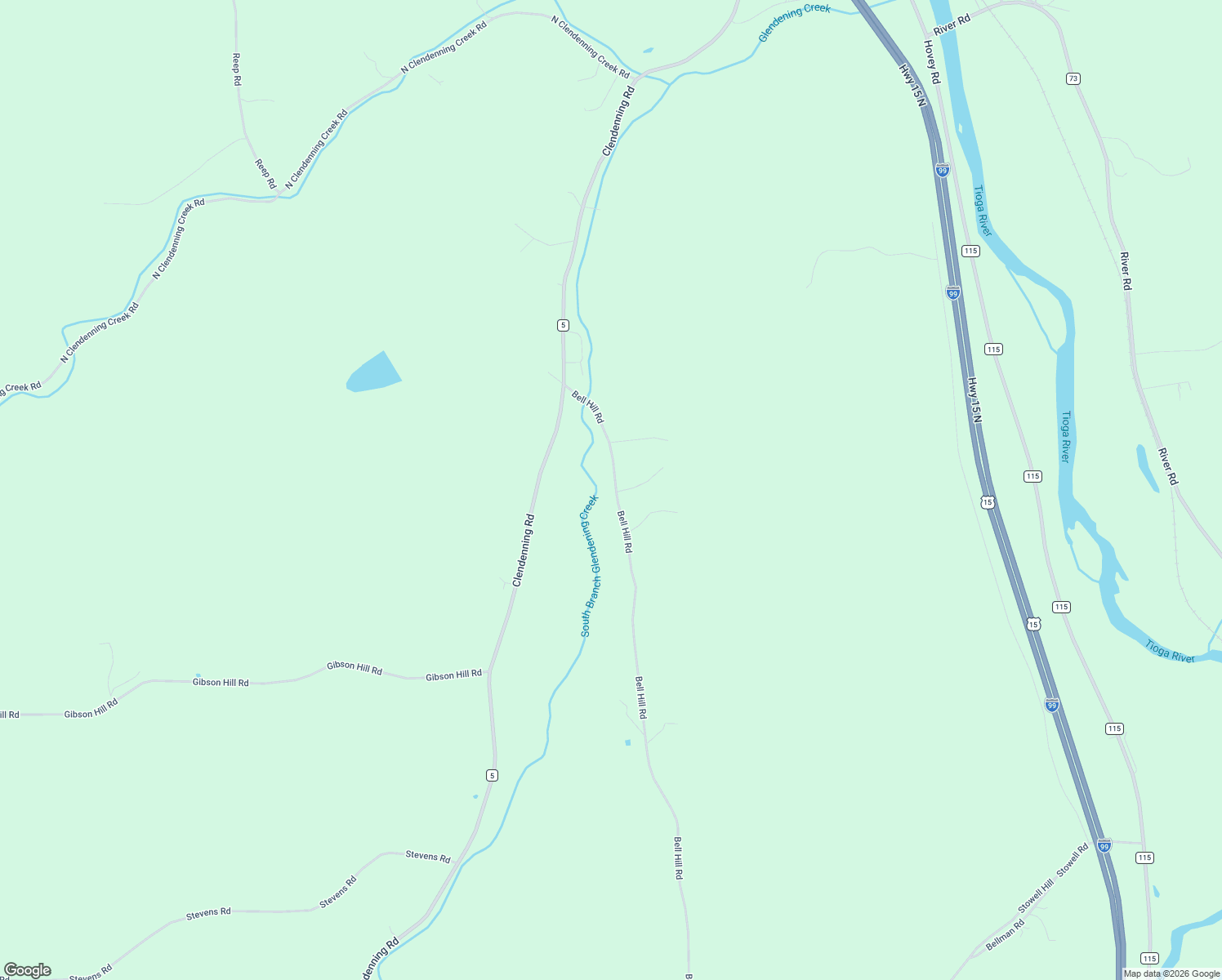 map of restaurants, bars, coffee shops, grocery stores, and more near 1261 Bell Hill Road in Lindley