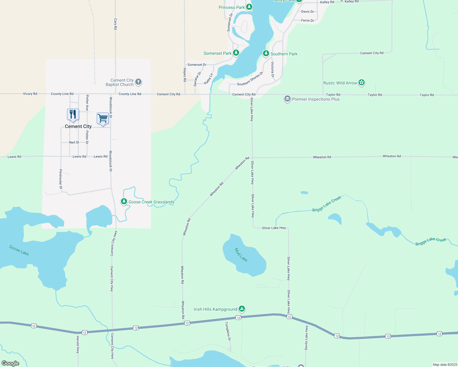 16299 Wheaton Road, Cement City MI Walk Score