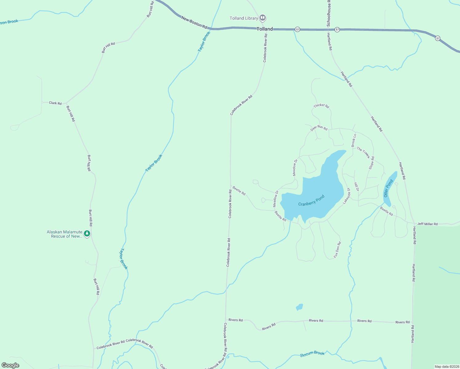 map of restaurants, bars, coffee shops, grocery stores, and more near 599 Colebrook River Rd in Granville