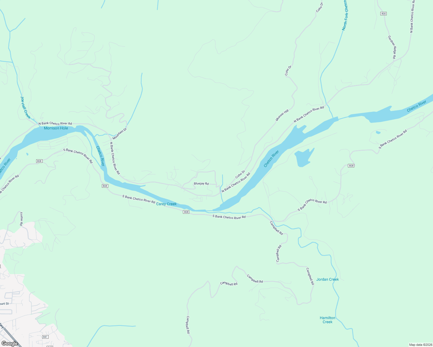 map of restaurants, bars, coffee shops, grocery stores, and more near 98887 North Bank Chetco River Road in Brookings