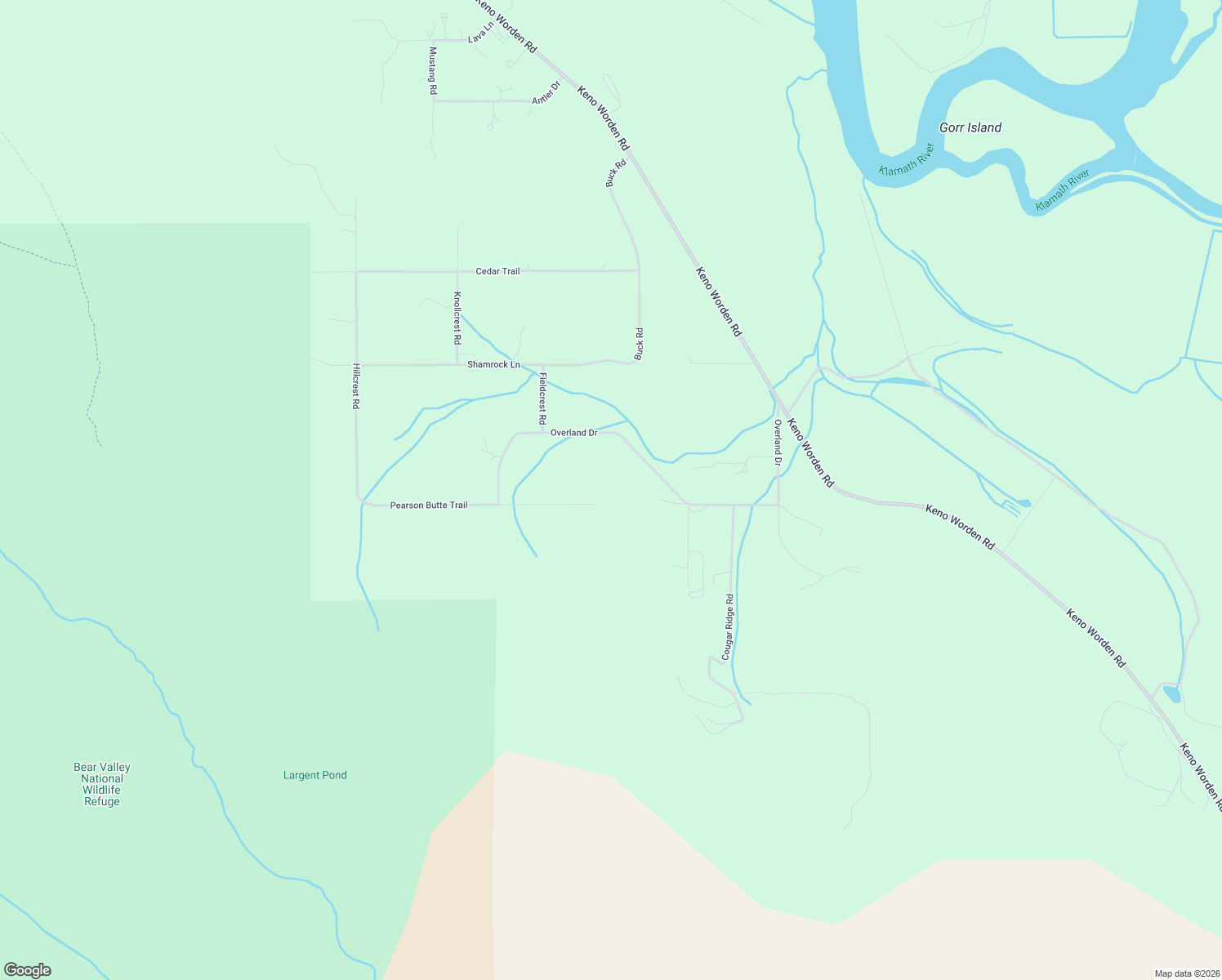 map of restaurants, bars, coffee shops, grocery stores, and more near 12559 Pearson Butte Trail in Klamath Falls